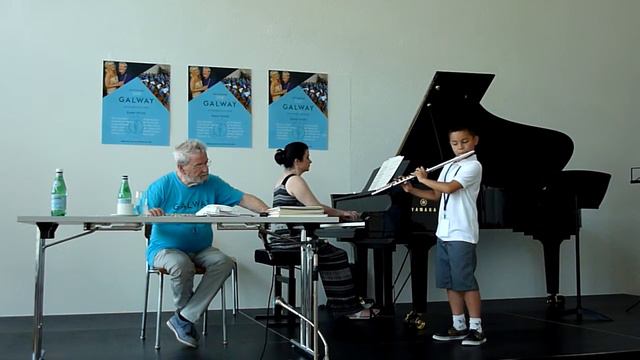 Masterclass with Sir James Galway, Part II: Julin Cheung, age 9, in Weggis, Switzerland, July 2016 смотреть онлайн