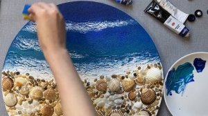 Рельефная картина. Как работать текстурной пастой.