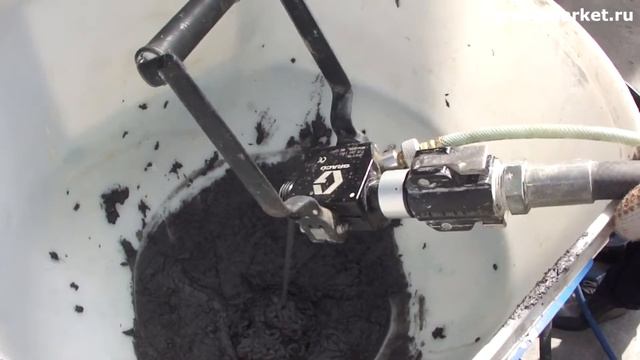 Нанесение мастики Адем 2 аппаратом Graco T Max смотреть онлайн