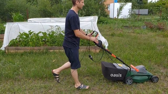 Электро газонокосилка Oasis GE-16 смотреть онлайн