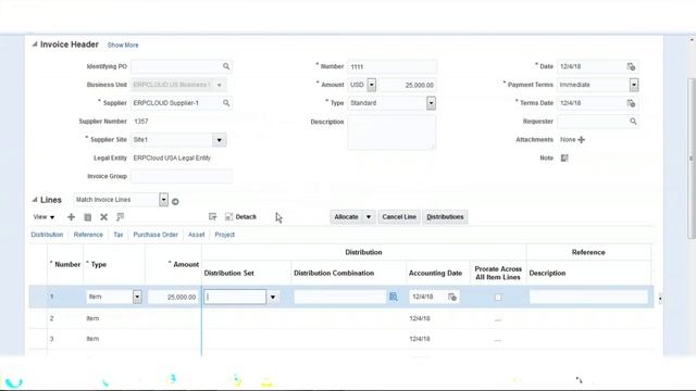 Invoice Creation in Oracle Fusion Cloud Payables | Oracle Fusion Cloud Financials Training смотреть онлайн