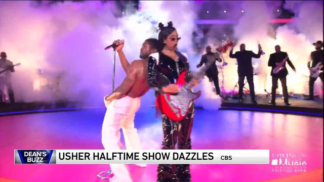 Usher shines in star-studded Super Bowl halftime show смотреть онлайн
