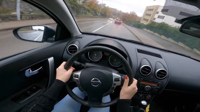 2008 +Nissan Qashqai 2.0 (141HP 4AWD)TEST DRIVE POV смотреть онлайн