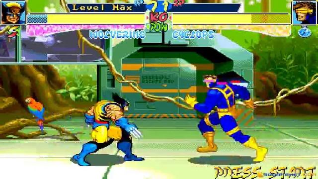 X-Men: Children of the Atom gameplay (PC Game, 1995) смотреть онлайн