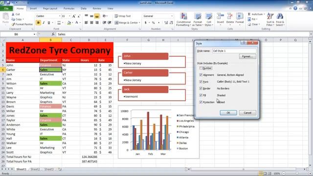 How to apply, create and share styles in Excel 2010 смотреть онлайн