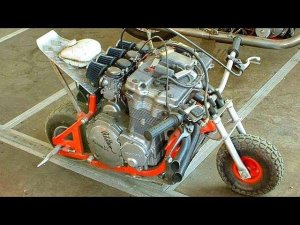 СамоДельные МиниБайки - ДрагРейсинг Своими Руками !