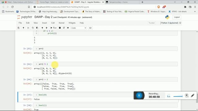 Data Analysis with Python - Day 2 Pt. 2 смотреть онлайн