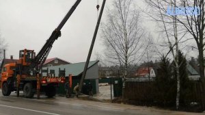 Установка электрических столбов - фантастические цены и технологии