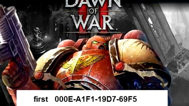 Warhammer 40000 Dawn of war CD key смотреть онлайн