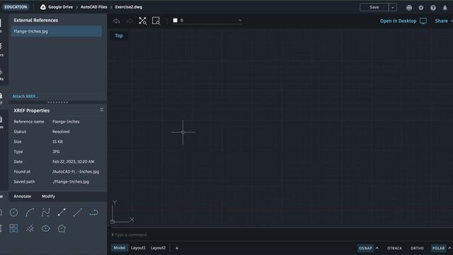 AutoCAD Web 042 - insert JPG, scale and measure смотреть онлайн