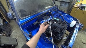 МОТОР ОТ ВАЗ 2112 16V В НИВУ. ПРОВОДКА, ШЕЙВИНГ, УСТАНОВКА НИШТЯКОВ ДВИГАТЕЛЯ, ЗАПУСК НИВЫ