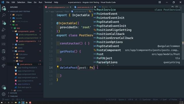12. Create Posts Component and Post service for getting posts data - Angular Testing смотреть онлайн