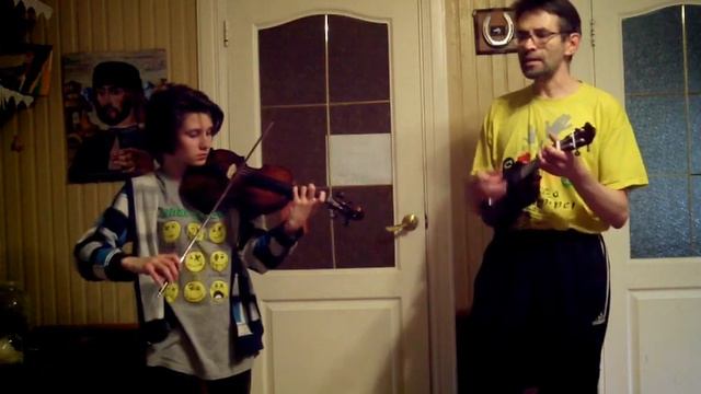 A Whiter Shade Of Pale (Procol Harum, ukulele + violin) смотреть онлайн