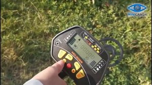 Пример работы металлоискателя MD-3028