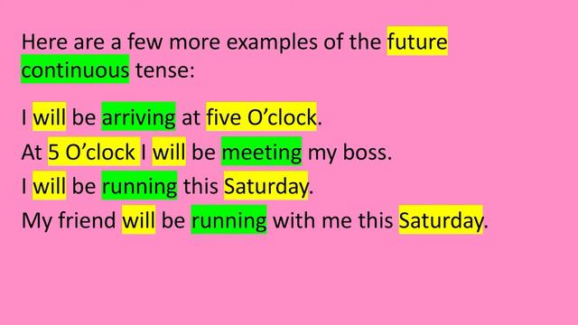 Future continuous tense - Learn English - Esol смотреть онлайн