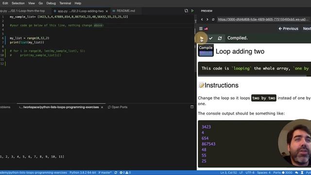 02.2 How the Python Range Works - Python List Exercises Tutorial Interactive смотреть онлайн