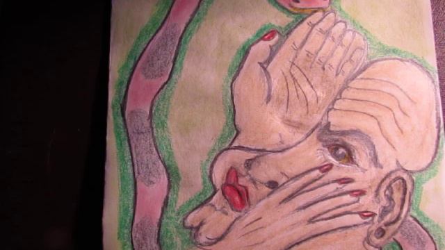 Мой потрясающий арт рисунок обязательно всем посмотреть . смотреть онлайн