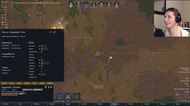 Colonist Got HEADSHOT, & Now the Base is Burning - Rimworld - KAISERTUM - [Ep.29] смотреть онлайн