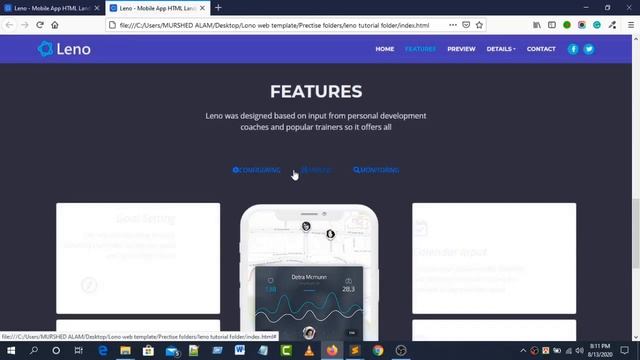 Design Mobile App Template With Bootstrap 4 Features Section styling #1 Part 12 смотреть онлайн