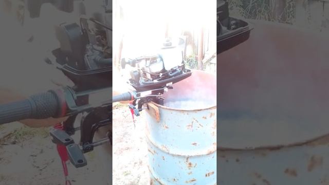 лодочный мотор хайди 3 лс начало обкатки в бочке смотреть онлайн