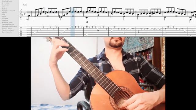 Matteo Carcassi - Opus60 - No.1 + TAB смотреть онлайн