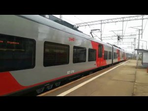 ЭС2Г Ласточка на станции Сходня будущего МЦД-3. Прислал один из моих подписчиков.