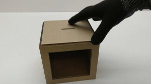 Магическая копилка из картона Как сделать магическую копилку