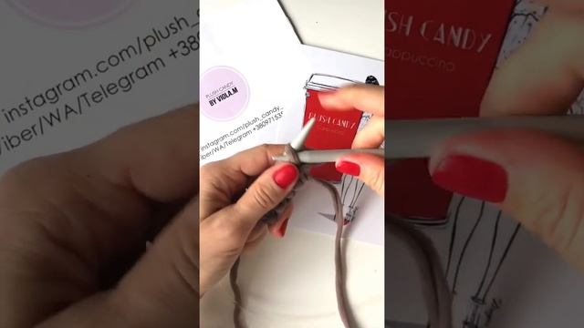 Вяжем узор «соты» из трикотажной пряжи