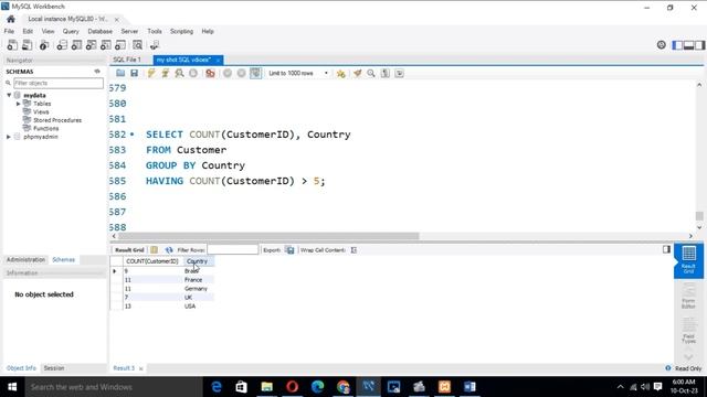 HOW TO USE GROUP BY WITH HAVING CLAUSE IN MYSQL.PART -106 смотреть онлайн
