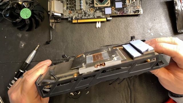 AMD RX 480  8GB Gigabyte Teardown!! New Fans,Thermal Paste ,Thermal Pads