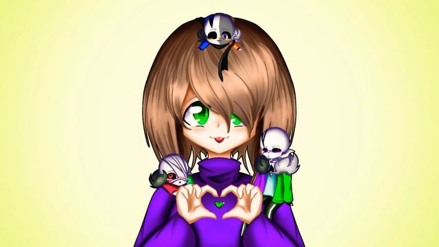 Я жевачка Bubble Blue //Undertale Au// смотреть онлайн