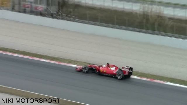 Ferrari SF15T - Pure F1 V6 Turbo Sounds! смотреть онлайн