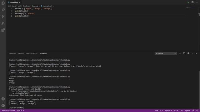 Python Lists - Python Tutorial Series смотреть онлайн