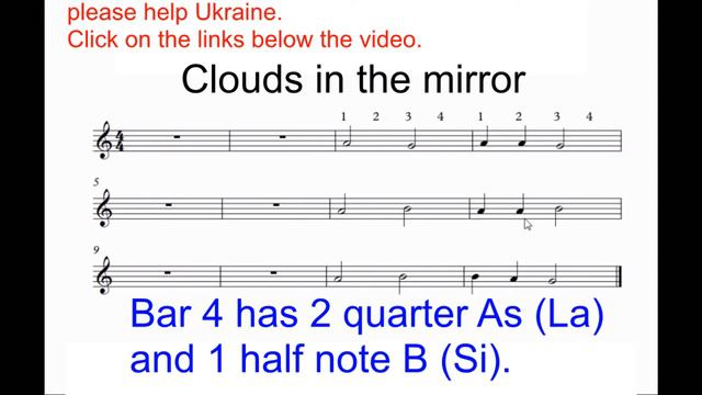 Recorder: Lesson 4. Quarter Notes and Half Notes eng subs смотреть онлайн