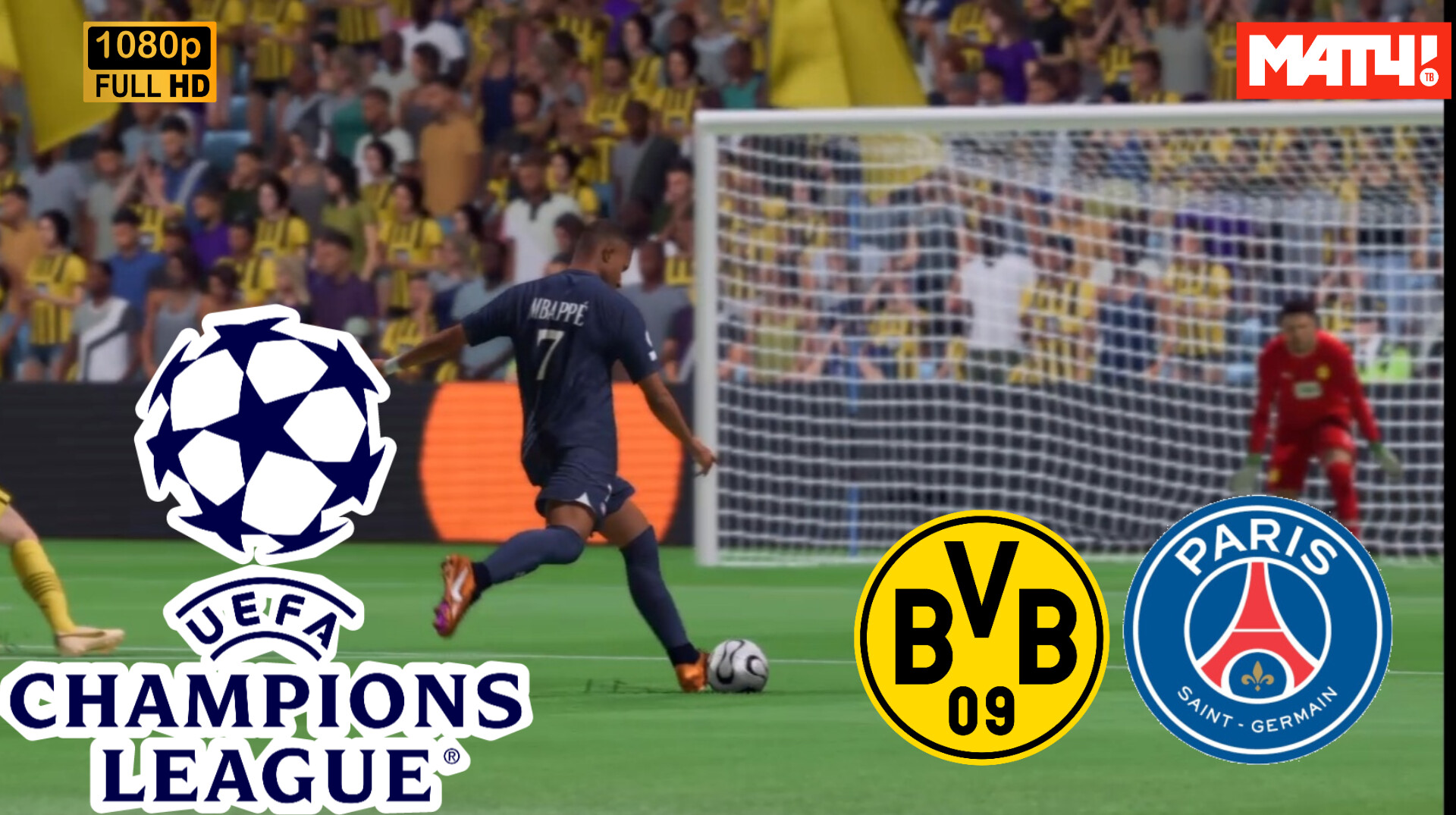 ЛИГА ЧЕМПИОНОВ 2024 / ПСЖ - БОРУССИЯ ДОРТМУНД / ПОЛУФИНАЛ смотреть онлайн