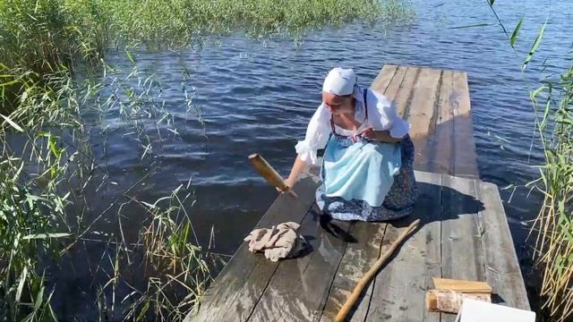Большая стирка на острове Кижи!