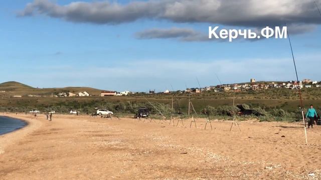 У Азовского моря аншлаг из рыбаков - пошёл пиленгас смотреть онлайн