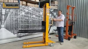 Ручной гидравлический штабелер: как использовать и что НЕЛЬЗЯ делать (+лайфхак)