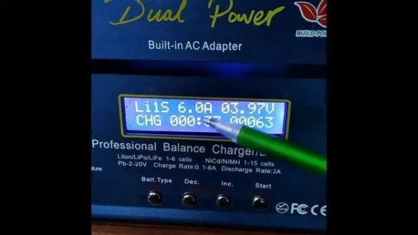 Токи зарядки лития 18650 и 26650