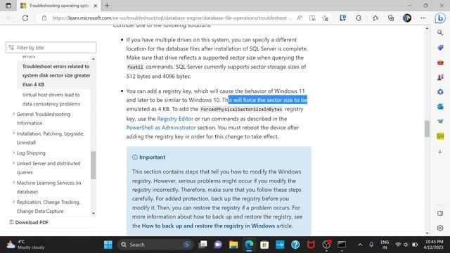SQL Server 2022 installation Failing with error "Wait on the Database Engine recovery handle" смотреть онлайн