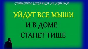 ОТ МЫШЕЙ В ДОМЕ! Заговор старый