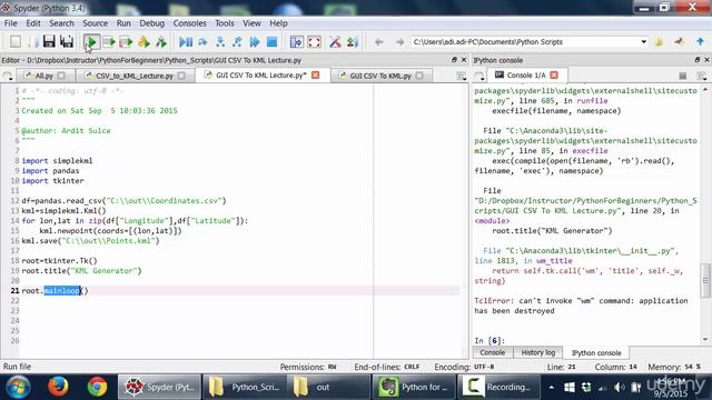Python for Beginners with Examples - 024 Creating a GUI with tkinter смотреть онлайн