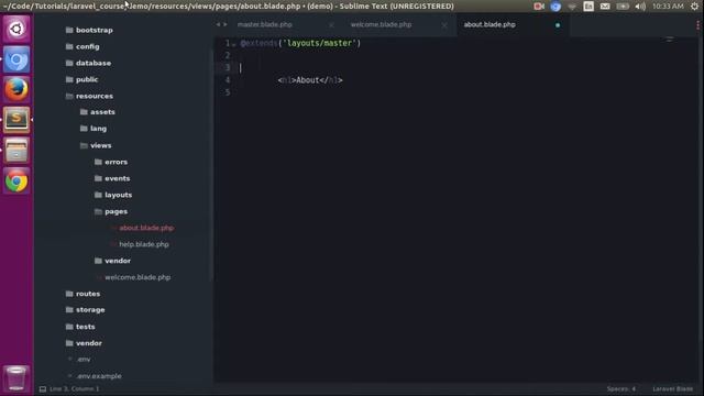 Formation Laravel 5 - 9 - Les Layouts ou Templates смотреть онлайн