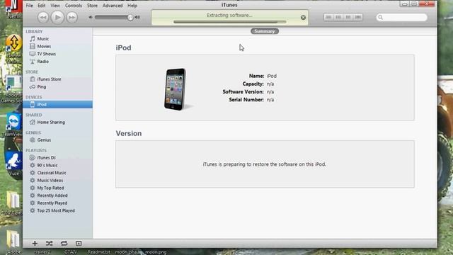 Itunes restore 2005 error !!PLEASE HELP!! смотреть онлайн