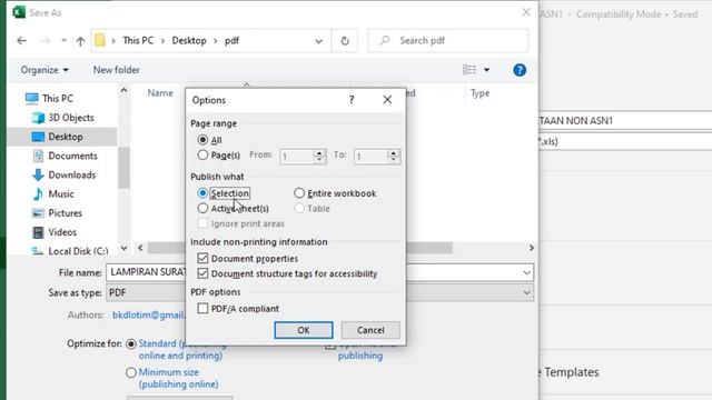 Cara Menyimpan Seluruh Sheet Excel secara berurutan ke dalam 1 File PDF смотреть онлайн