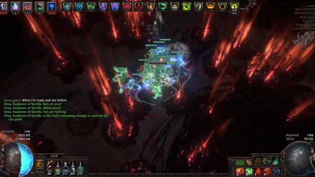 POE 3.13 Necro aura carrion golem endgame SIRUS A9 смотреть онлайн