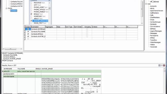 Forensic Browser for SQLite overview with visual joins смотреть онлайн