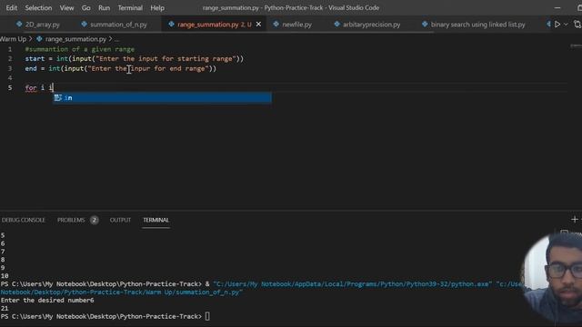 Sum of n numbers in a given range | Python | Problem #18 смотреть онлайн