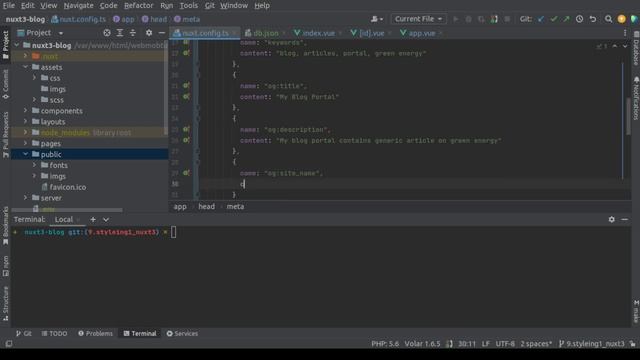 26. Nuxt 3 Tutorial - Seo - Adding Metadata in nuxt config смотреть онлайн