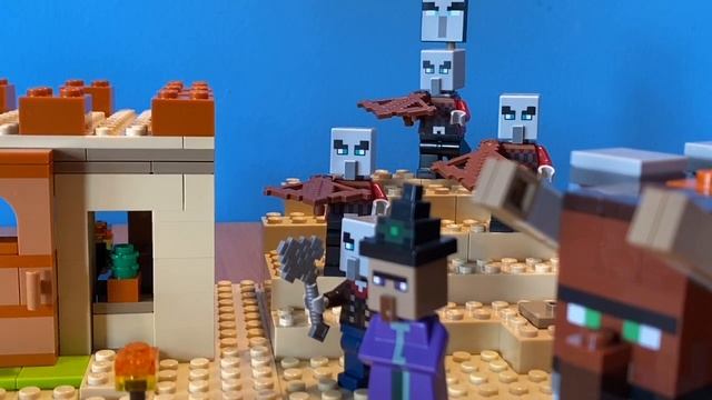 Lego MINECRAFT desert village raid смотреть онлайн